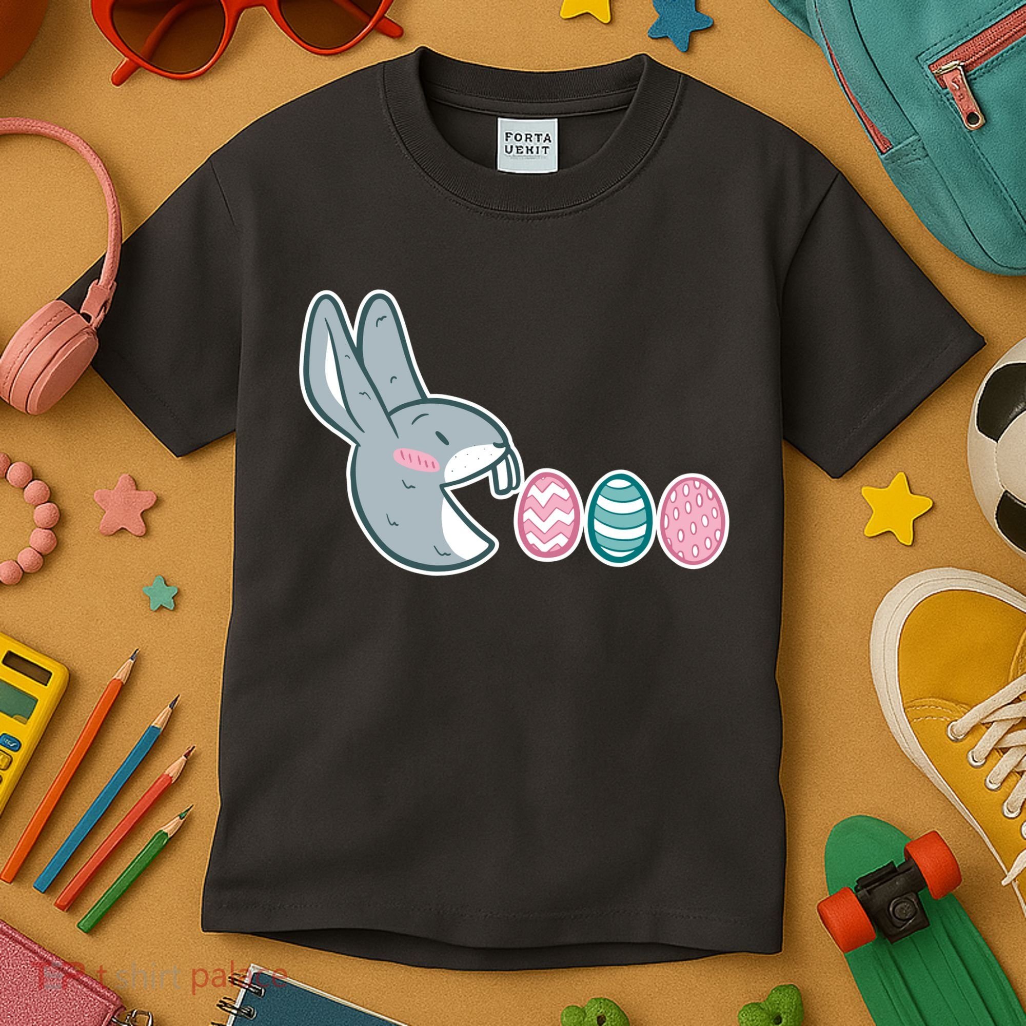 Pac Easter Bunny Kids T-Shirt