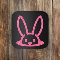 Peaking Easter Bunny Cute Coaster thumb 0