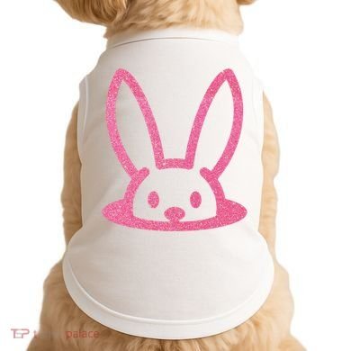 Peaking Easter Bunny Cute Doggie Tank