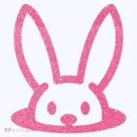 Peaking Easter Bunny Cute Doggie Tank thumb 4