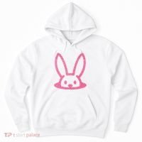 Peaking Easter Bunny Cute Hoodie thumb 0
