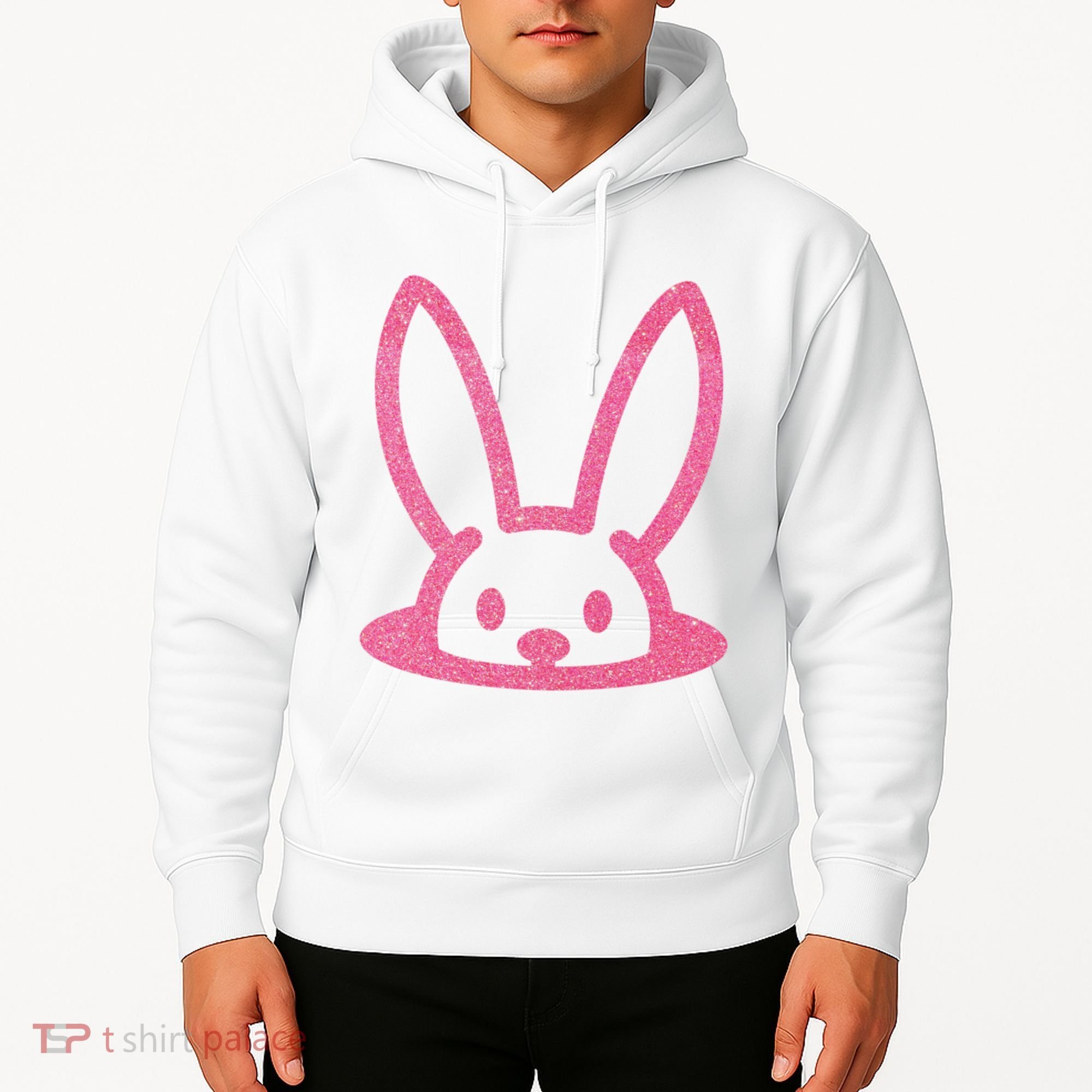 Peaking Easter Bunny Cute Hoodie