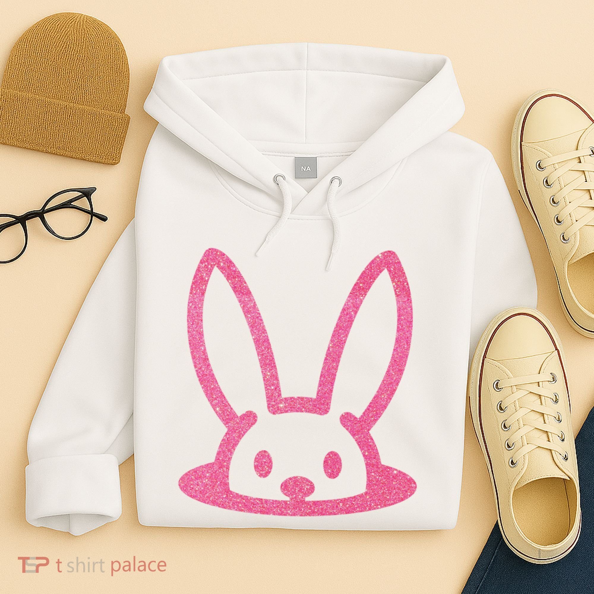 Peaking Easter Bunny Cute Hoodie