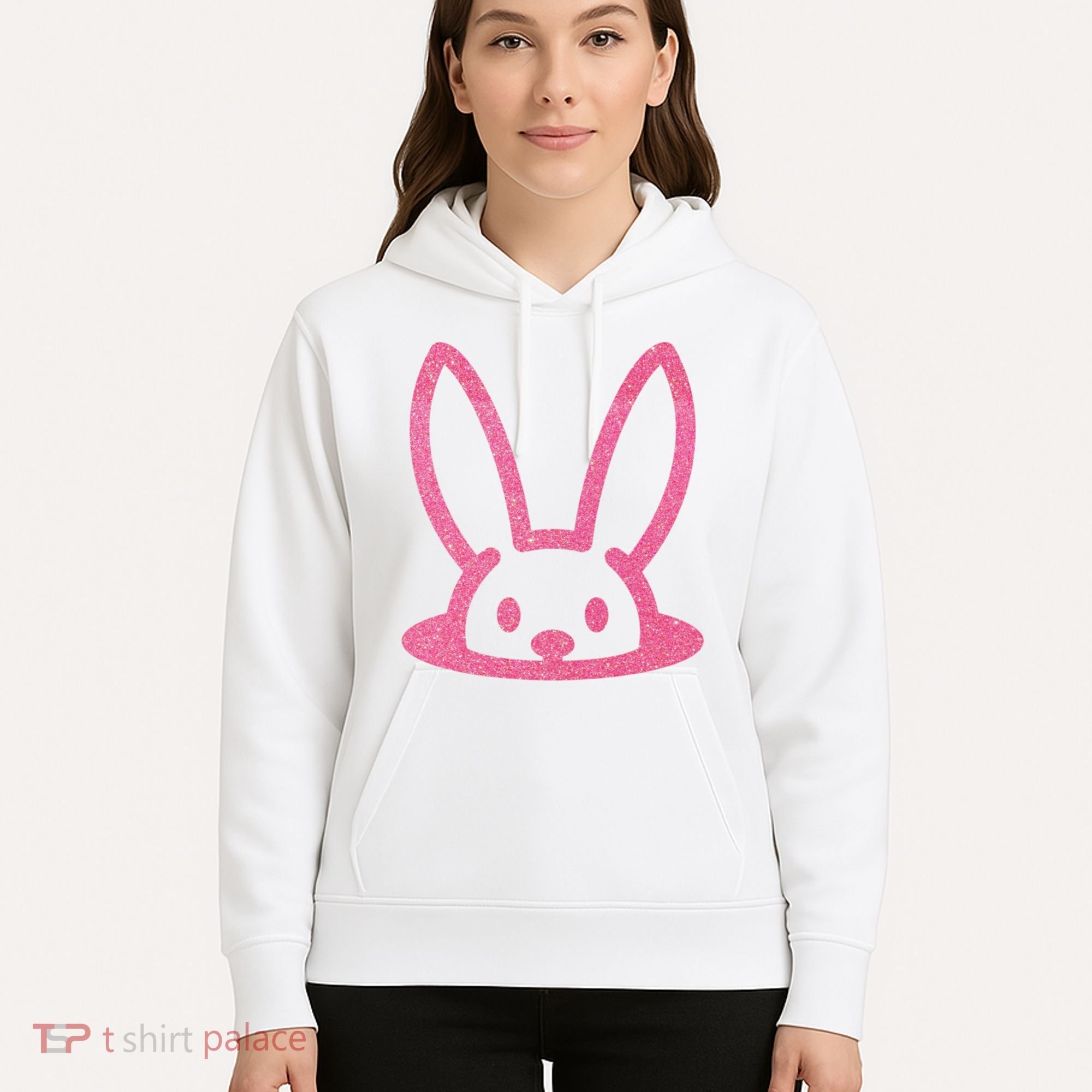 Peaking Easter Bunny Cute Hoodie