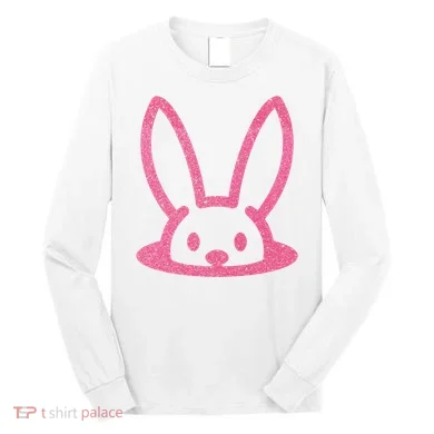 Peaking Easter Bunny Cute Long Sleeve Shirt