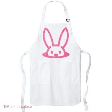 Peaking Easter Bunny Cute Apron