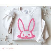 Peaking Easter Bunny Cute Sweatshirt thumb 2