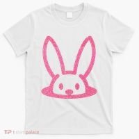 Peaking Easter Bunny Cute T-Shirt thumb 0