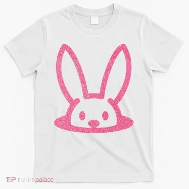 Peaking Easter Bunny Cute T-Shirt