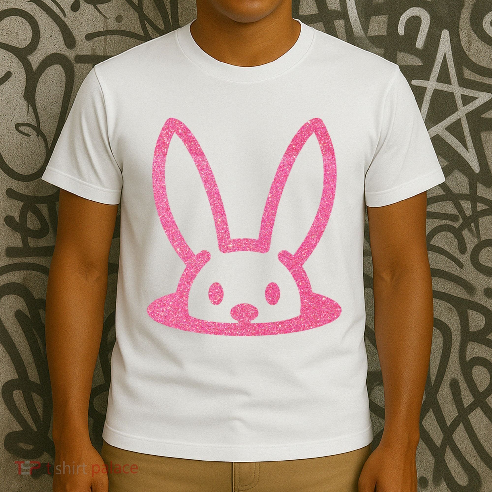 Peaking Easter Bunny Cute T-Shirt