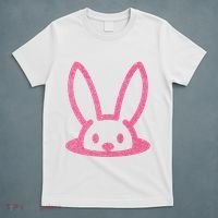 Peaking Easter Bunny Cute T-Shirt thumb 5