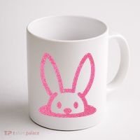 Peaking Easter Bunny Cute Coffee Mug thumb 1