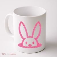 Peaking Easter Bunny Cute Coffee Mug thumb 0