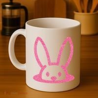 Peaking Easter Bunny Cute Coffee Mug thumb 4