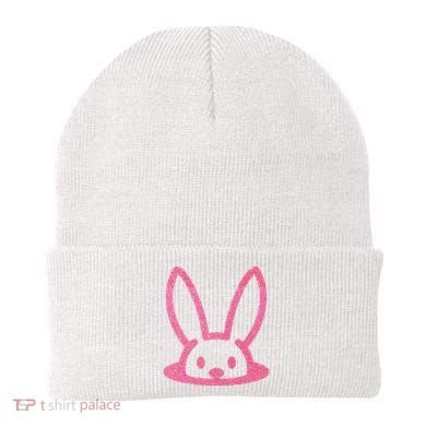 Peaking Easter Bunny Cute Beanie