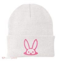 Peaking Easter Bunny Cute Beanie thumb 0