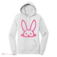 Peaking Easter Bunny Cute Women's Hoodie thumb 0