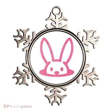 Peaking Easter Bunny Cute Ornament