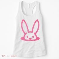 Peaking Easter Bunny Cute Women's Tank Top thumb 0