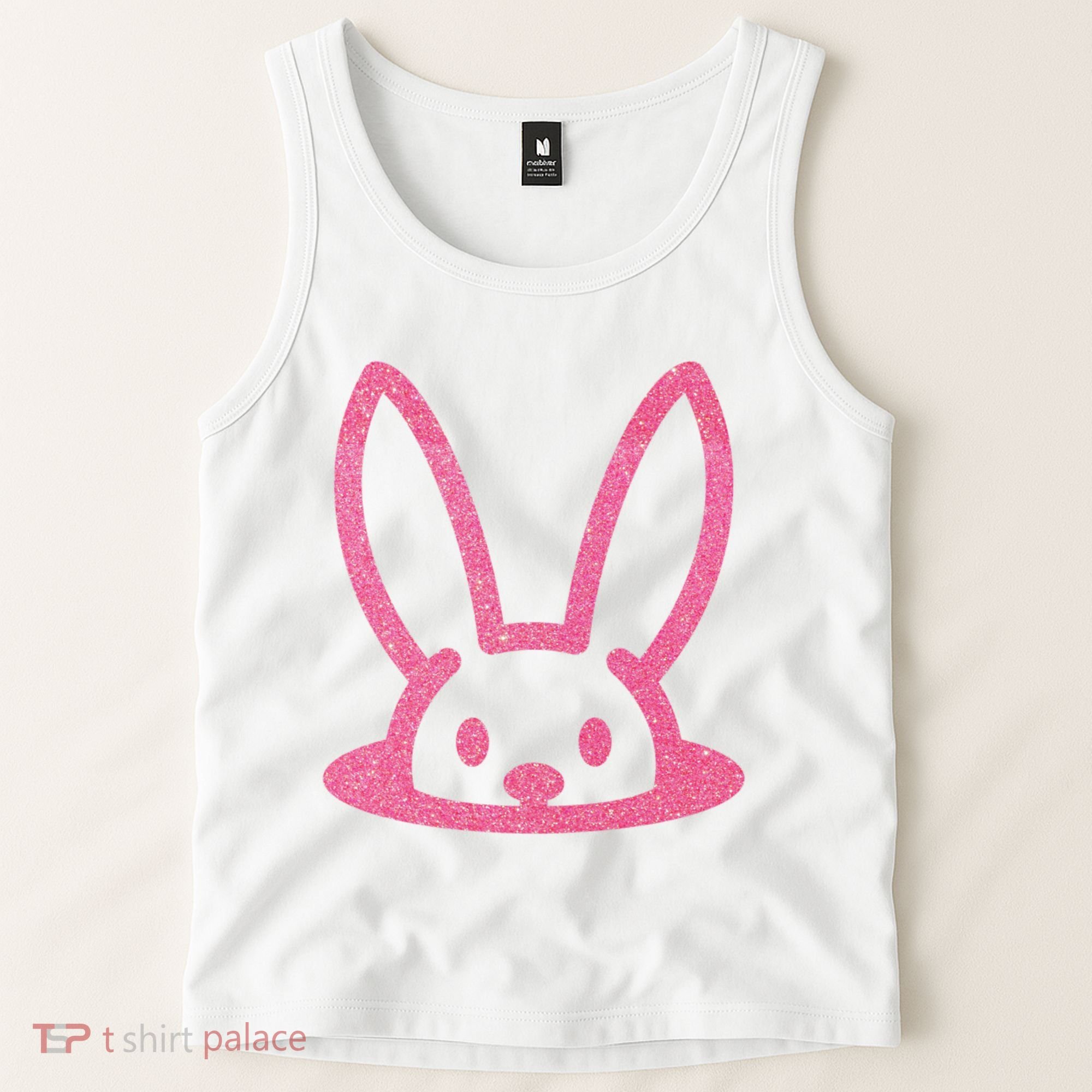 Peaking Easter Bunny Cute Tank Top