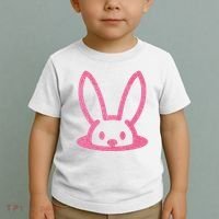 Peaking Easter Bunny Cute Toddler T-Shirt thumb 2