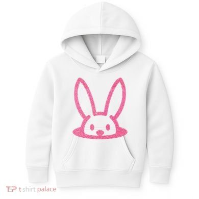 Peaking Easter Bunny Cute Kids Hoodie