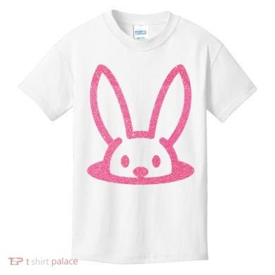 Peaking Easter Bunny Cute Kids T-Shirt
