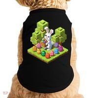 Pixel Easter Bunny Video Gamer Egg Hunting Fun Boy  Doggie Tank thumb 0