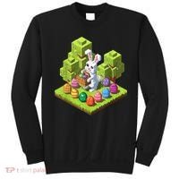 Pixel Easter Bunny Video Gamer Egg Hunting Fun Boy  Sweatshirt thumb 0