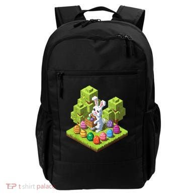 Pixel Easter Bunny Video Gamer Egg Hunting Fun Boy  Backpack