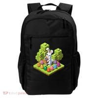 Pixel Easter Bunny Video Gamer Egg Hunting Fun Boy  Backpack thumb 0
