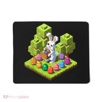 Pixel Easter Bunny Video Gamer Egg Hunting Fun Boy  Mousepad thumb 0