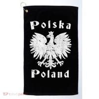 Polish Eagle Coat Of Arms Of Poland Polska Golf Towel thumb 0