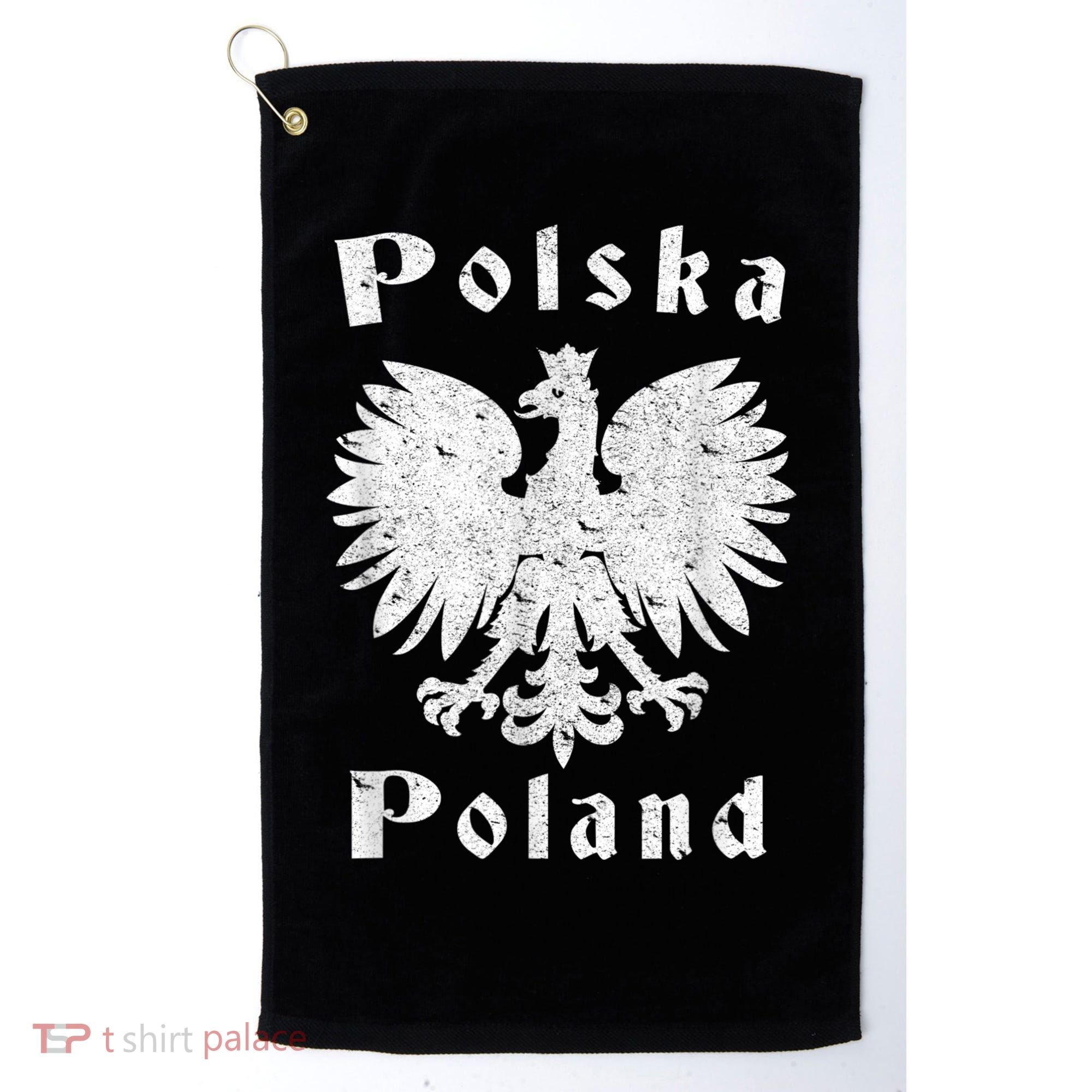 Polish Eagle Coat Of Arms Of Poland Polska Golf Towel