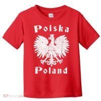 Polish Eagle Coat Of Arms Of Poland Polska Toddler T-Shirt thumb 0