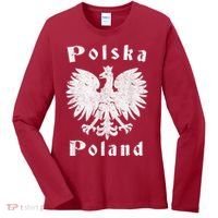 Polish Eagle Coat Of Arms Of Poland Polska Women's Long Sleeve Shirt thumb 0