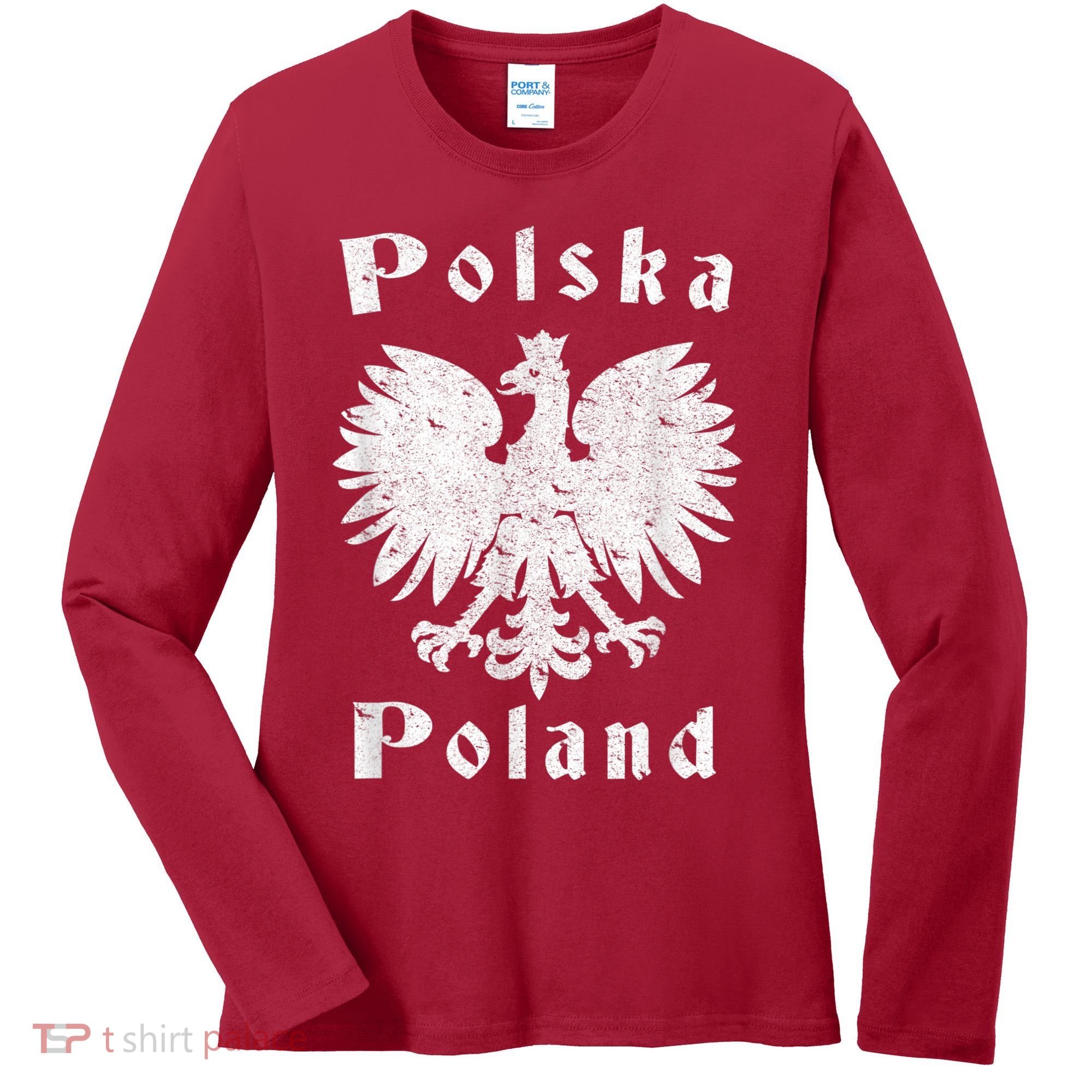 Polish Eagle Coat Of Arms Of Poland Polska Women's Long Sleeve Shirt