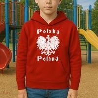 Polish Eagle Coat Of Arms Of Poland Polska Kids Hoodie thumb 2