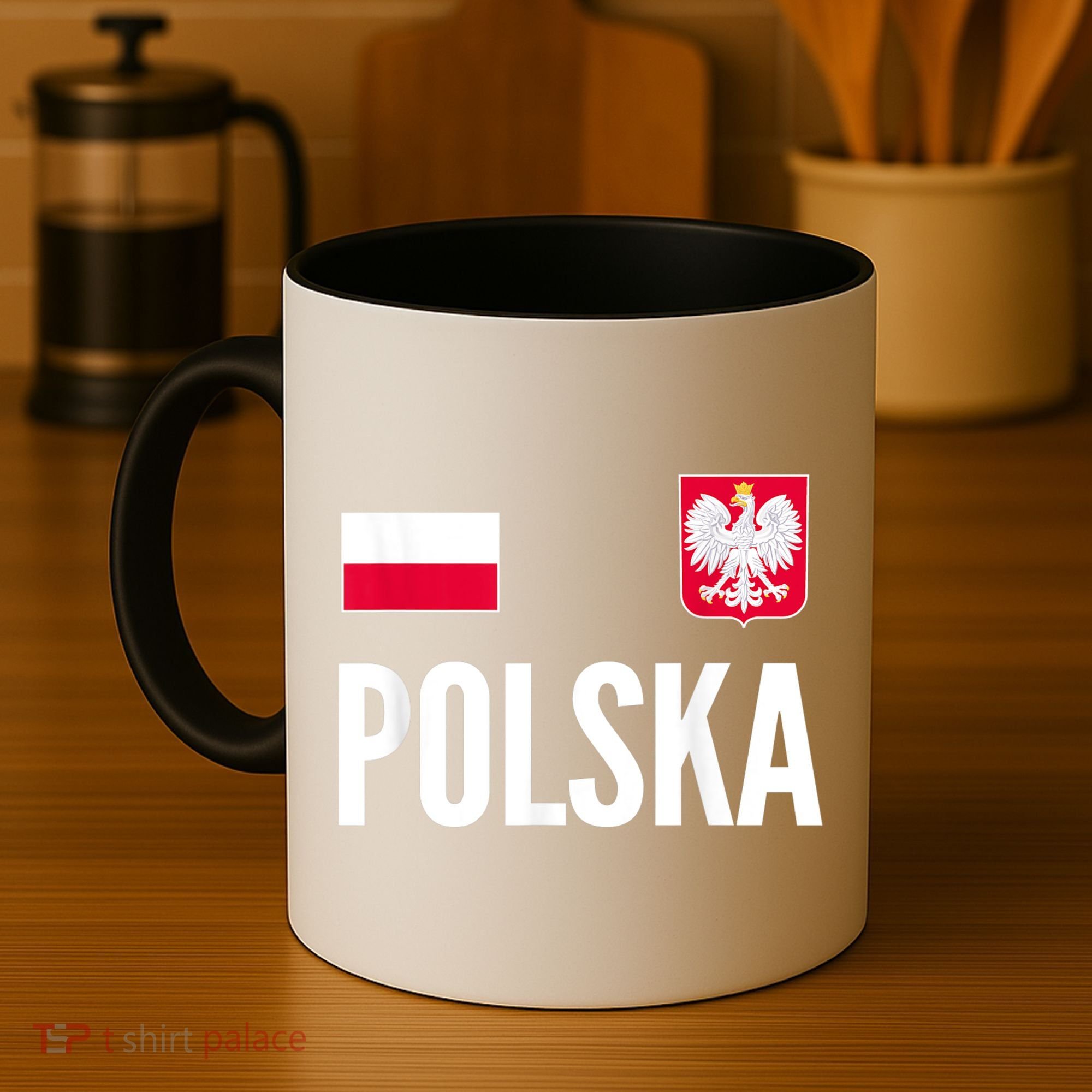 Poland Soccer Jersey Polish Polska  Coffee Mug
