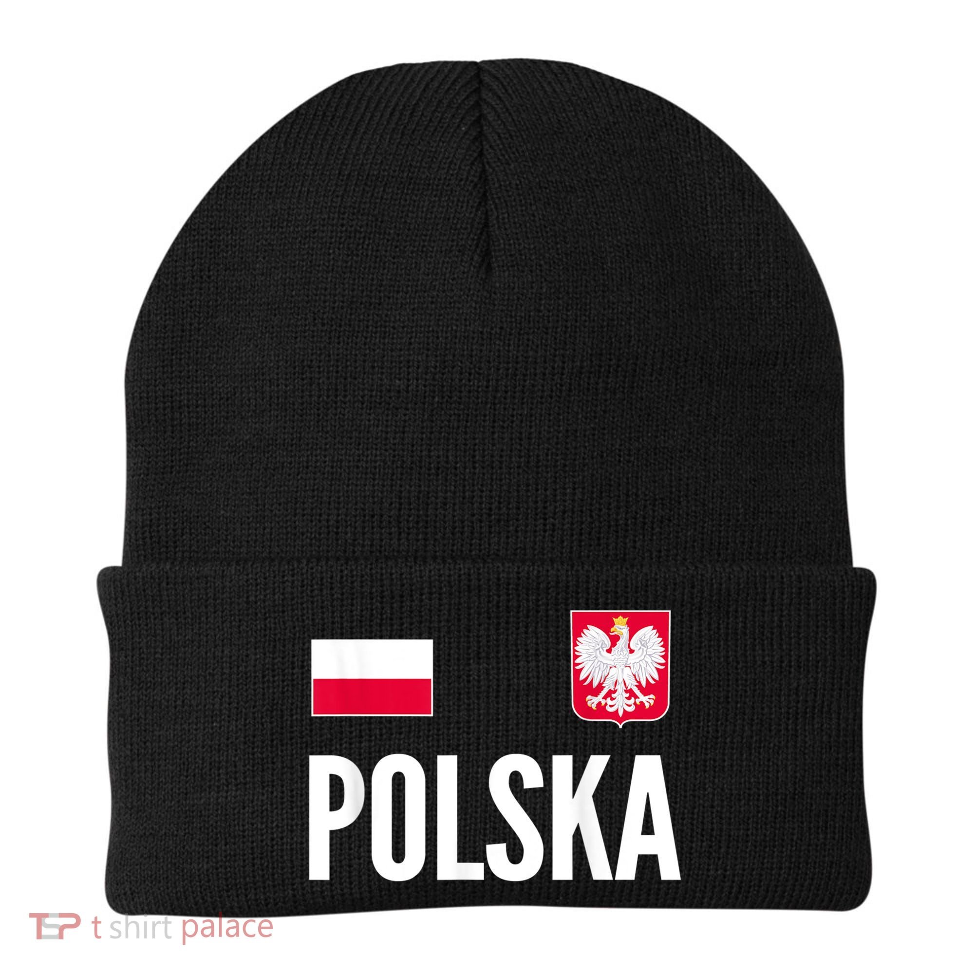 Poland Soccer Jersey Polish Polska  Beanie