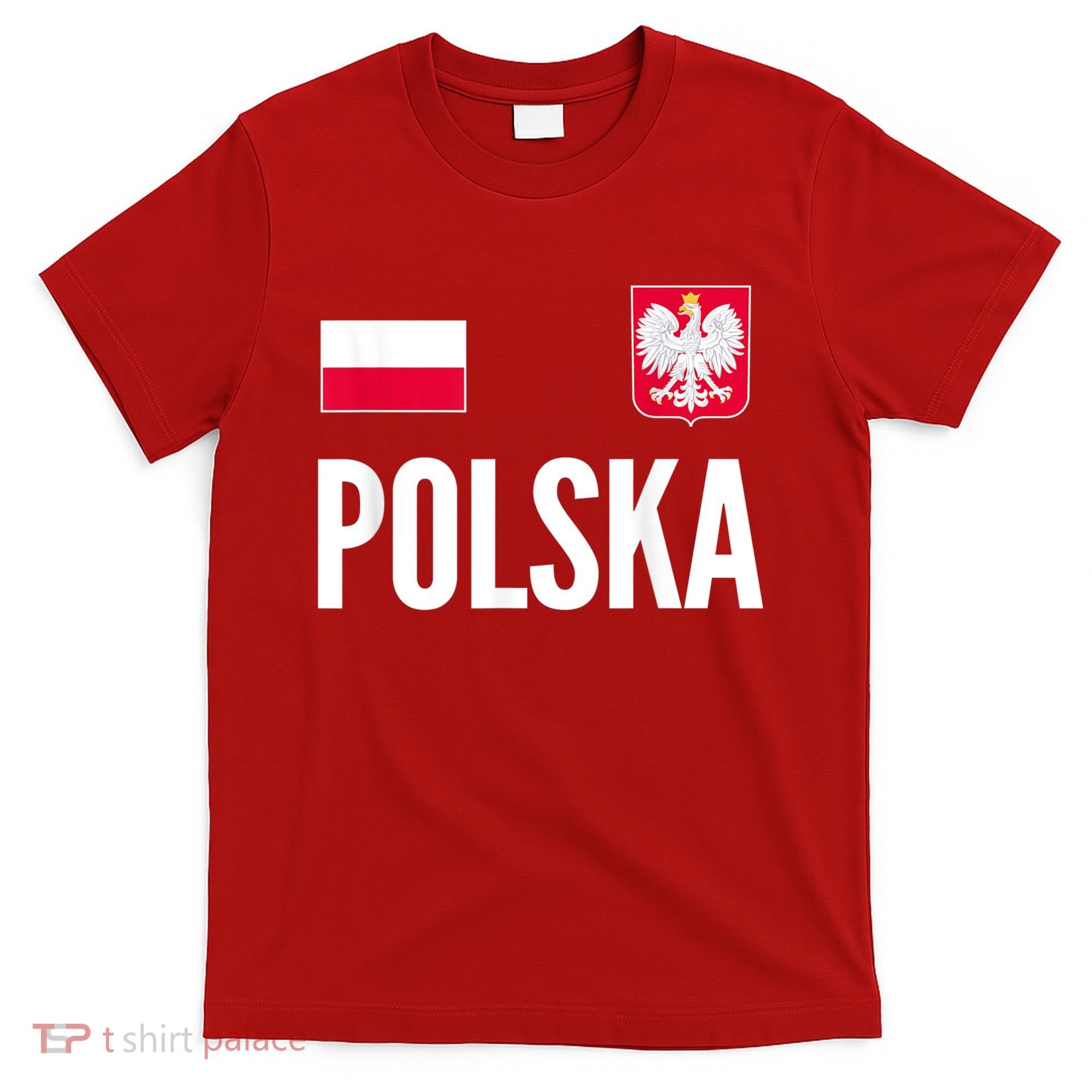Poland Soccer Jersey Polish Polska  T-Shirt