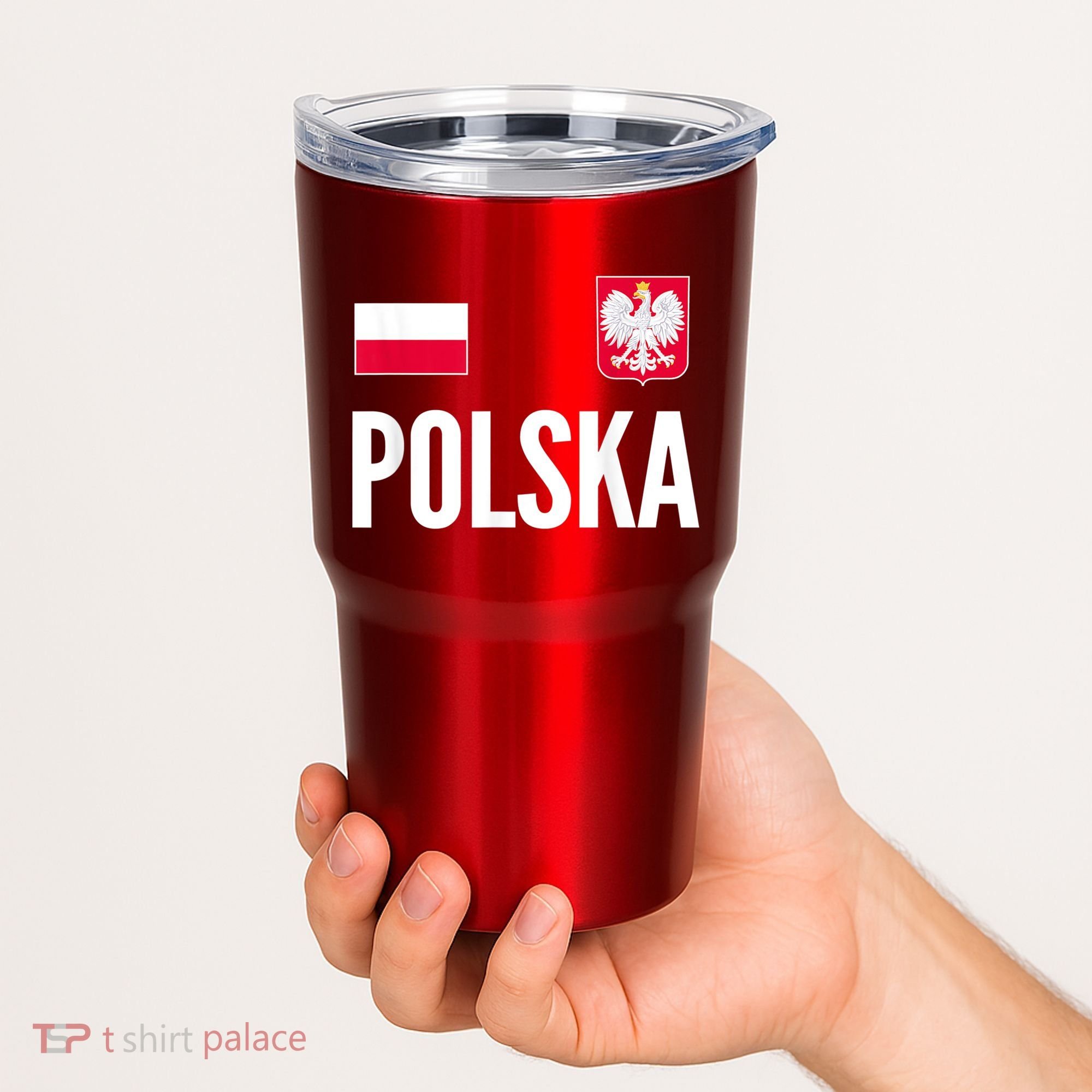 Poland Soccer Jersey Polish Polska  Tumbler
