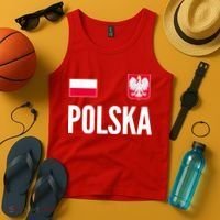 Poland Soccer Jersey Polish Polska  Tank Top thumb 4