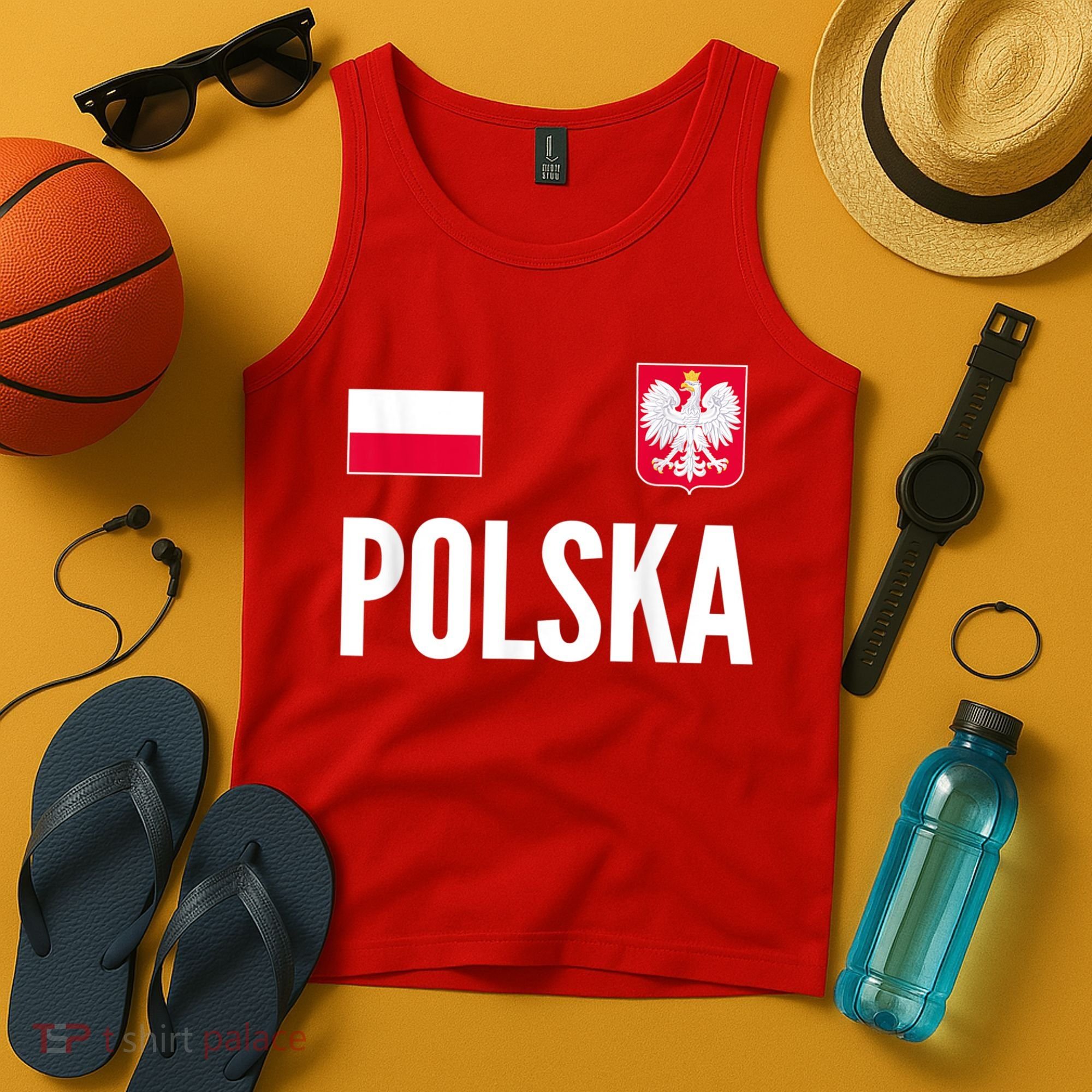Poland Soccer Jersey Polish Polska  Tank Top