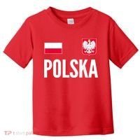 Poland Soccer Jersey Polish Polska  Toddler T-Shirt thumb 0