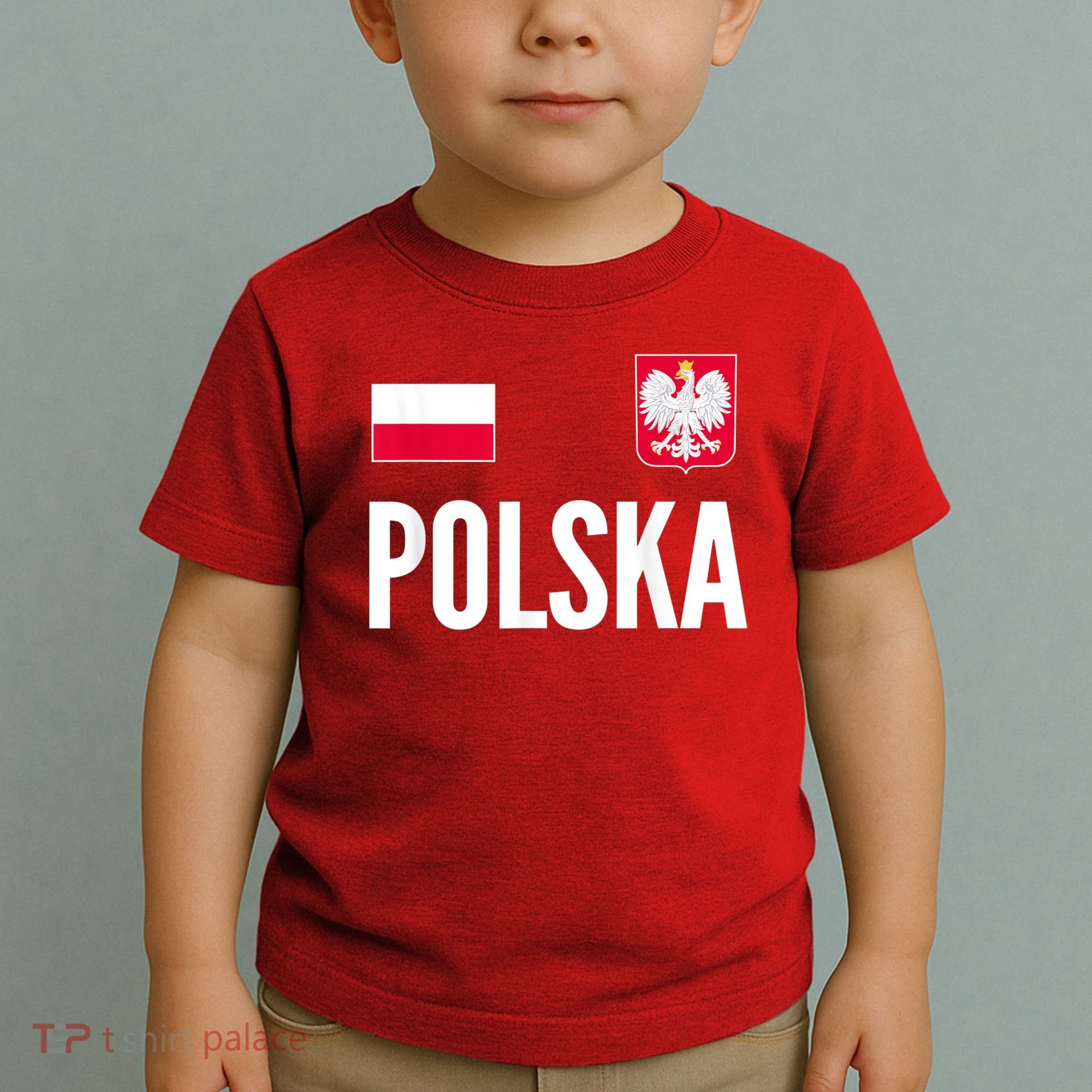 Poland Soccer Jersey Polish Polska  Toddler T-Shirt