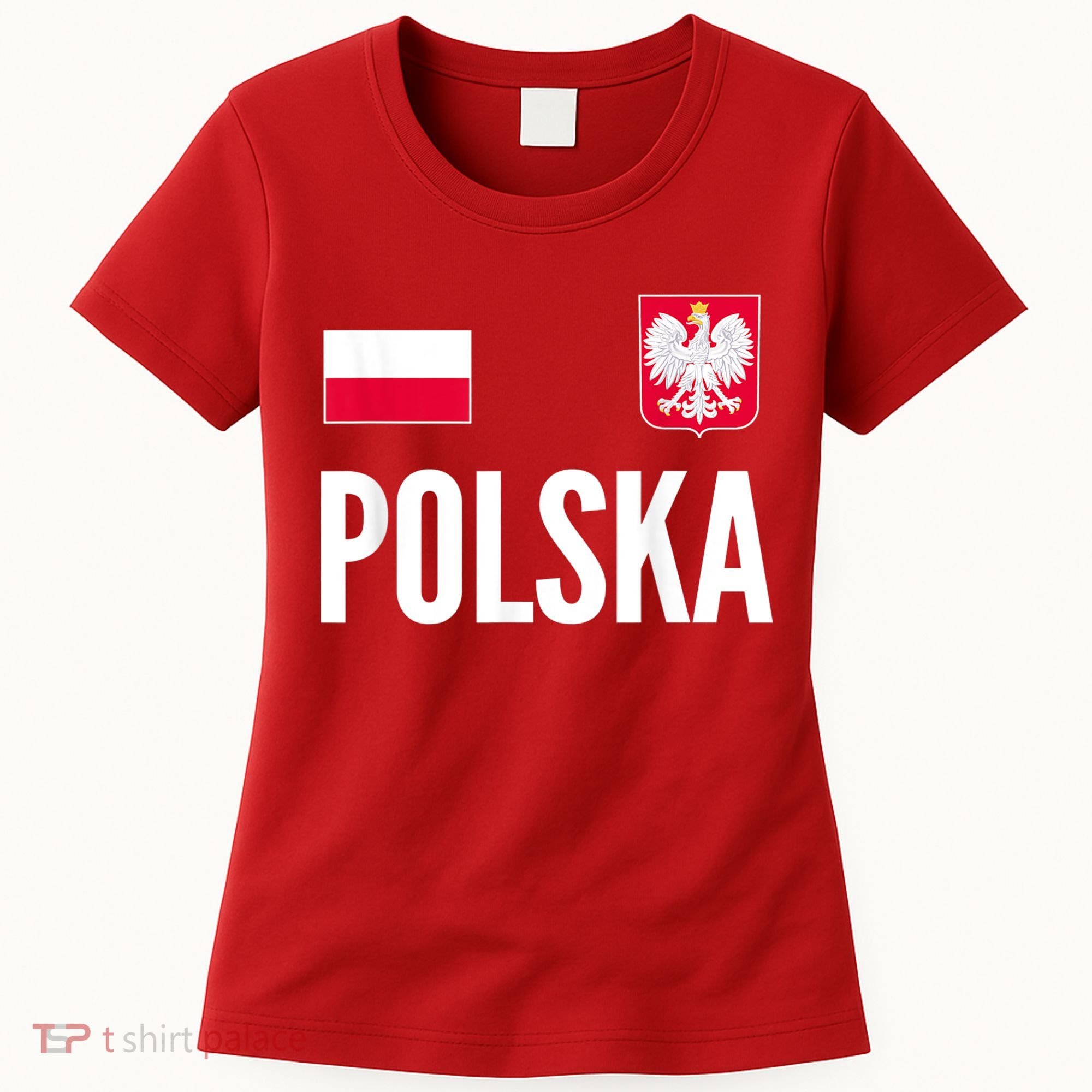 Poland Soccer Jersey Polish Polska  Women's T-Shirt