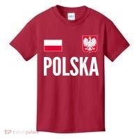 Poland Soccer Jersey Polish Polska  Kids T-Shirt thumb 0