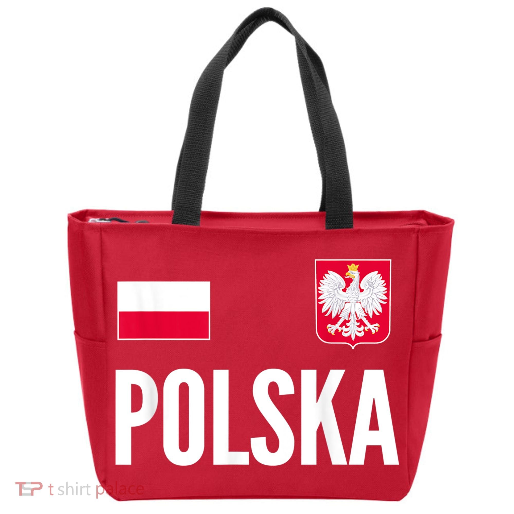 Poland Soccer Jersey Polish Polska  Tote Bag