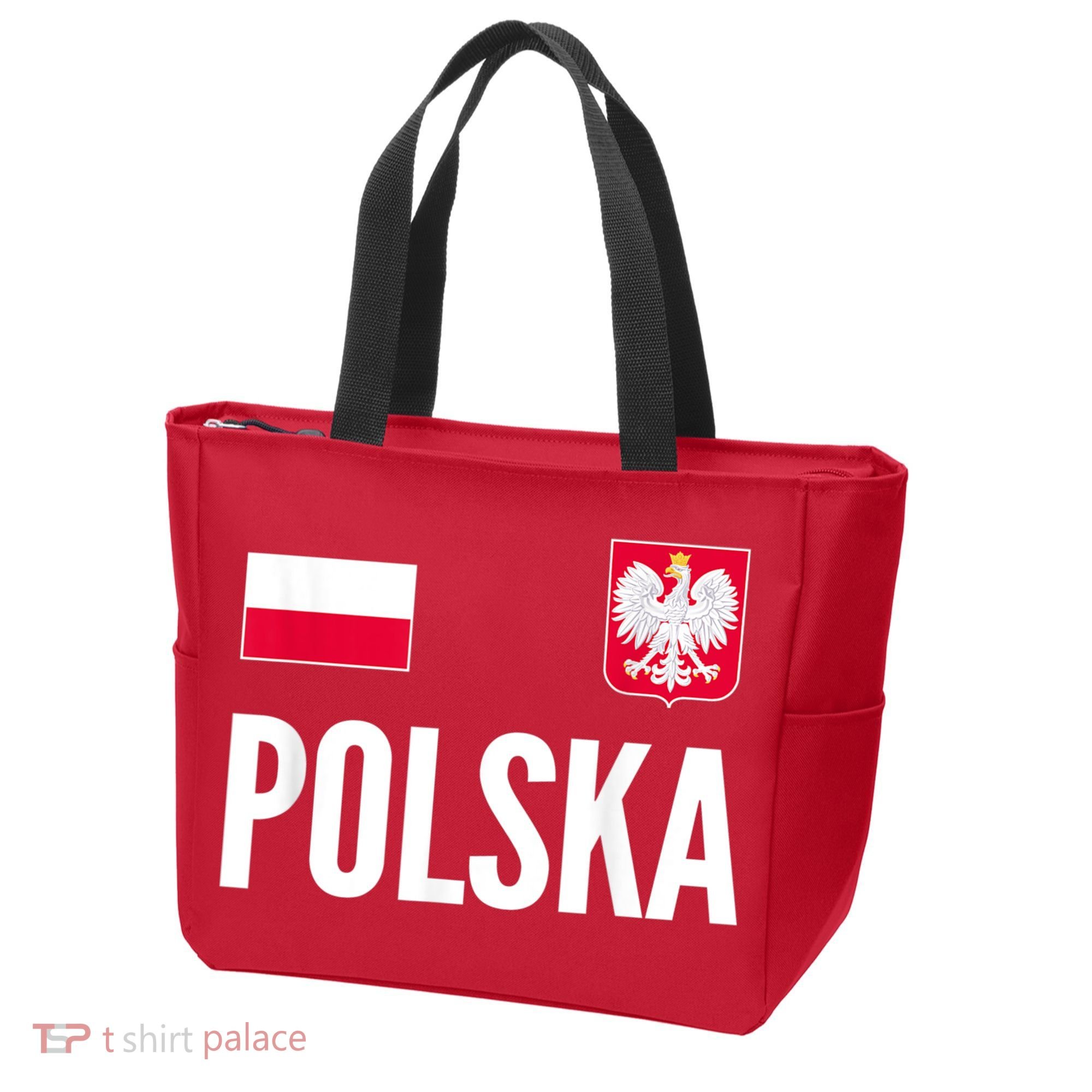 Poland Soccer Jersey Polish Polska  Tote Bag